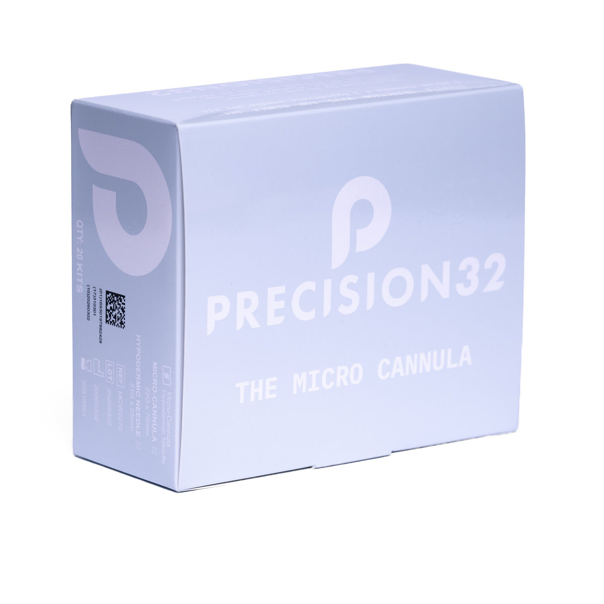 Precision32 micro-cannula box, grey