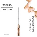 Intraline PDO Thread TS2650 - Double Spiral 26G 50/70mm 2X7-0 (20 pack)