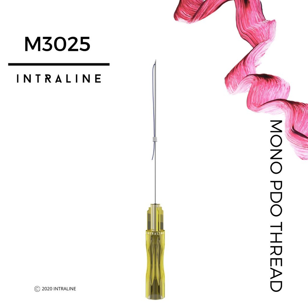 Intraline PDO Thread M3025 - Mono 30G 25/30mm 7-0 (20 pack)