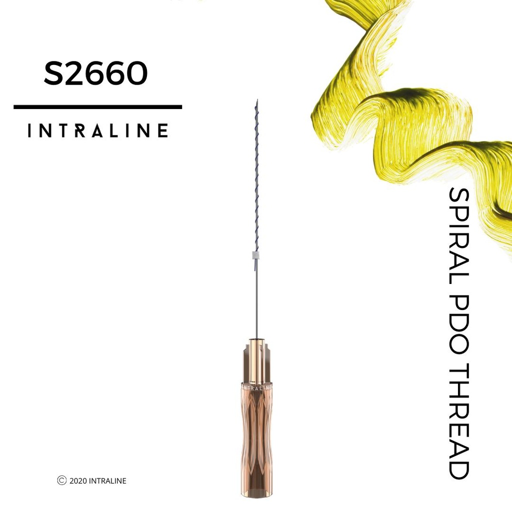 [S2660] Intraline PDO Thread S2660 - Spiral 26G 60/90mm 5-0 (20 pack)