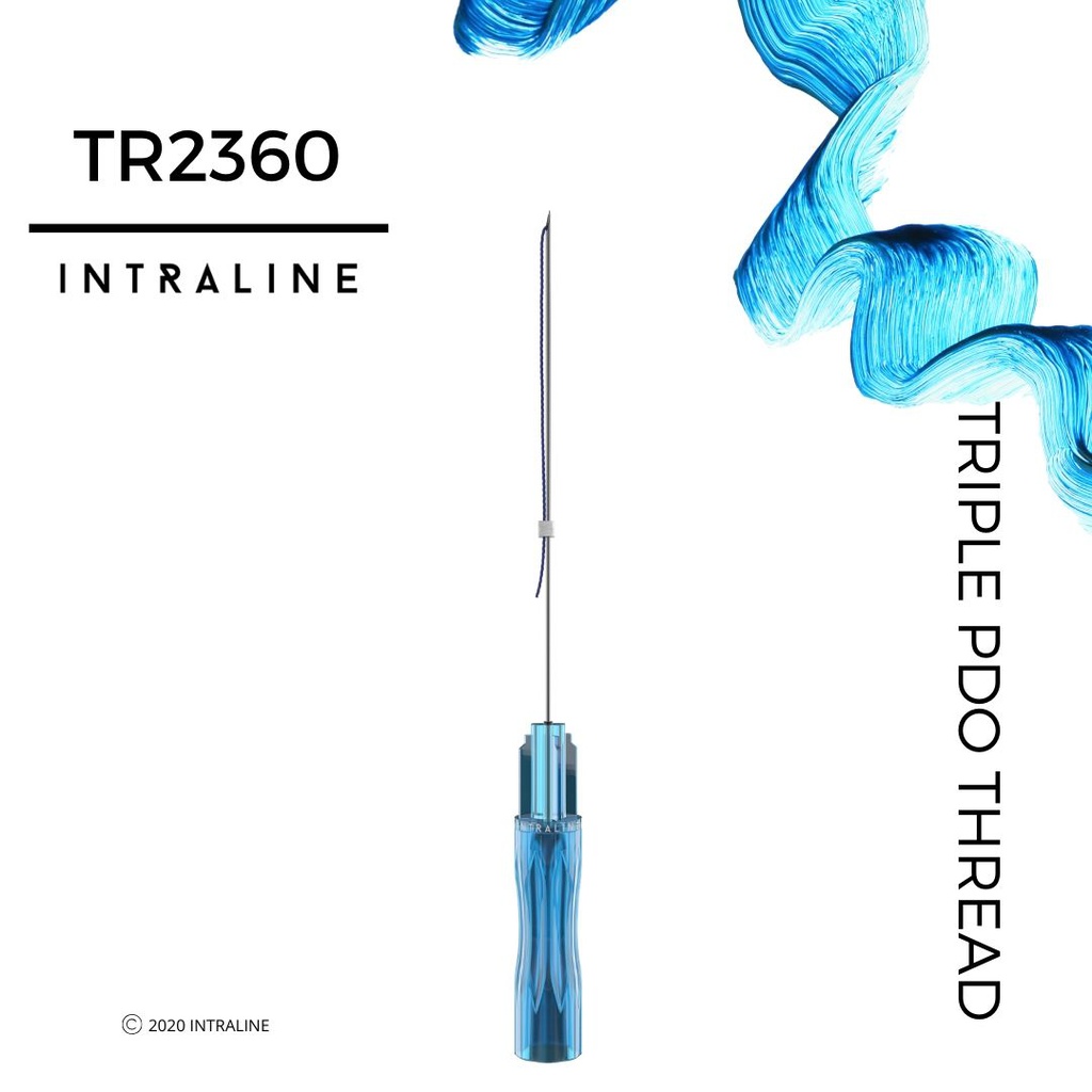 Intraline PDO Thread TR2360 - Triple 23G 60-90mm 3X6-0 (20 pack)