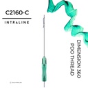 Intraline PDO Thread C2160-C - Dimension 360 W Cannula 21G 60/90mm 2-0 (10 pack)