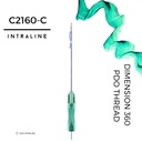 Intraline PDO Thread C2160-C - Dimension 360 W Cannula 21G 60/90mm 2-0 (10 pack)