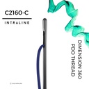 Intraline PDO Thread C2160-C - Dimension 360 W Cannula 21G 60/90mm 2-0 (20 pack)