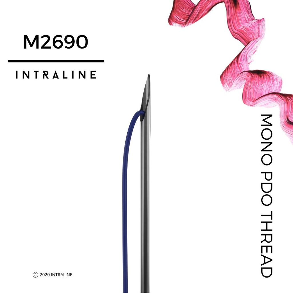 Intraline PDO Thread M2690 - Mono 26G 90/150mm 5-0 (20 pack)