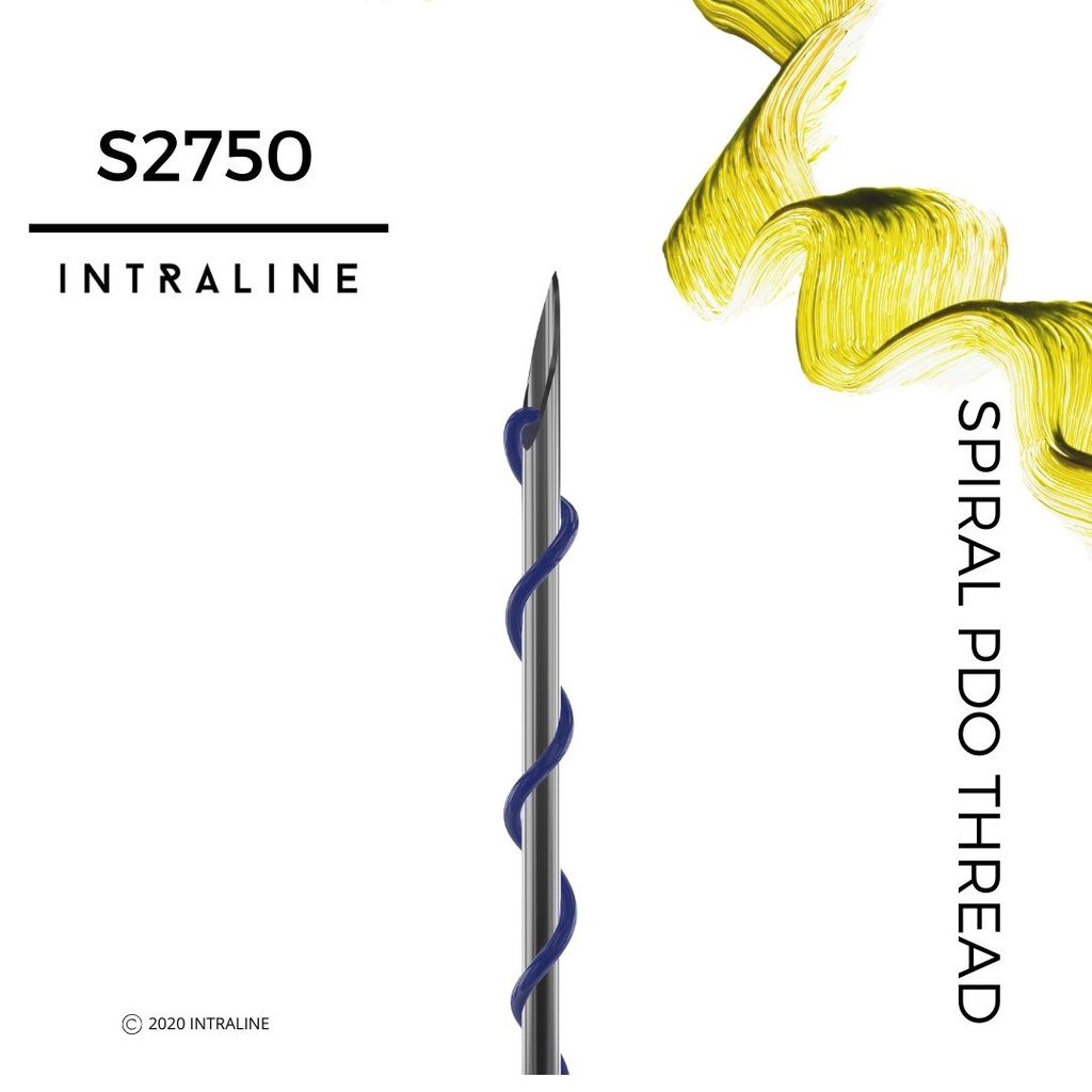 Intraline PDO Thread S2750 - Spiral 27G 50/70mm 5-0 (20 pack)