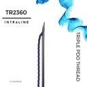 Intraline PDO Thread TR2360 - Triple 23G 60-90mm 3X6-0 (20 pack)