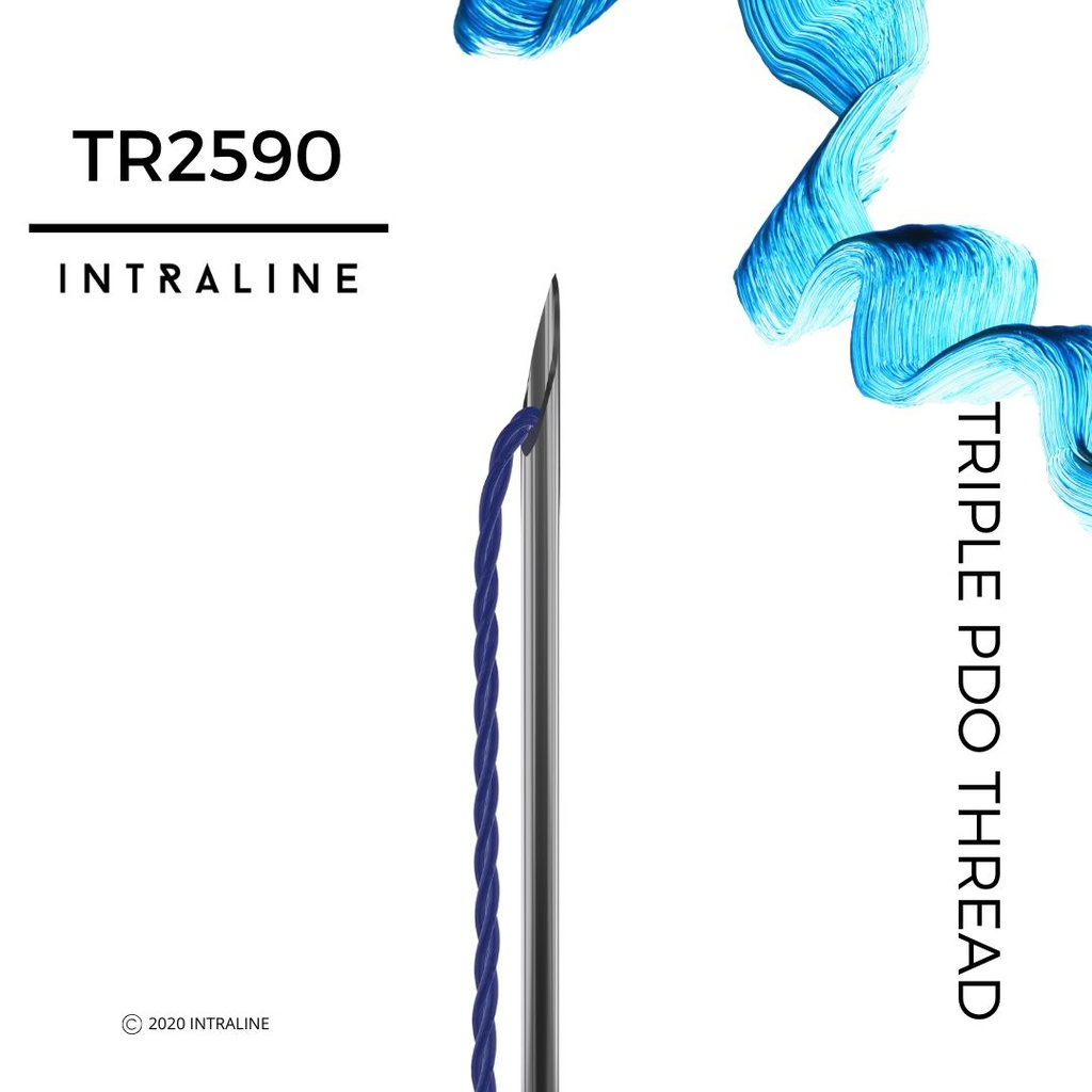 Intraline PDO Thread TR2590 - Triple 25G 90/150mm 2X6-0,7-0 (20 pack)