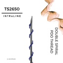 Intraline PDO Thread TS2650 - Double Spiral 26G 50/70mm 2X7-0 (20 pack)