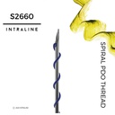 [S2660] Intraline PDO Thread S2660 - Spiral 26G 60/90mm 5-0 (20 pack)