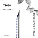 [T2650-20] Intraline PDO Thread T2650 - Double 26G 50/70mm 7-0,6-0 (20 pack)